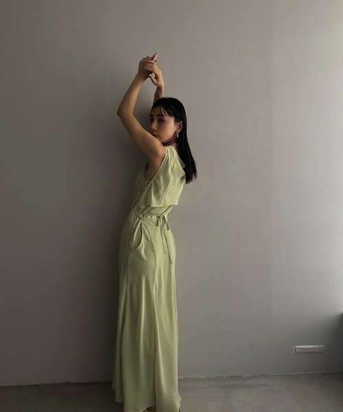 Ameri ワンピース MEDI 2WAY ATTRACT LAYERED SHEER DRESS