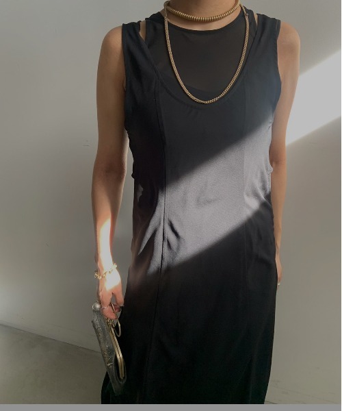 ワンピース MEDI 2WAY ATTRACT LAYERED SHEER DRESS セール】MEDI 2WAY ATTRACT LAYERED SHEER DRESS（ワンピース