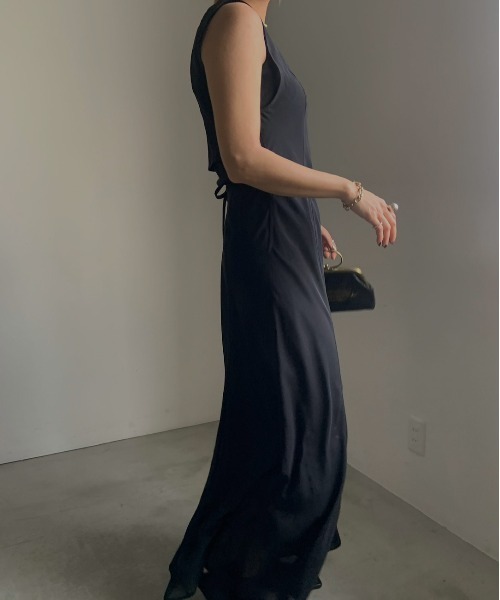 Ameri ワンピース MEDI 2WAY ATTRACT LAYERED SHEER DRESS