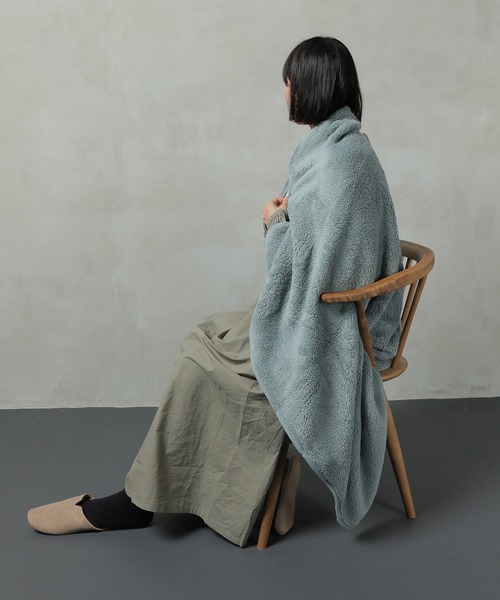 emesuelee ブランケット ふわふわモフモフシープタッチブランケットM