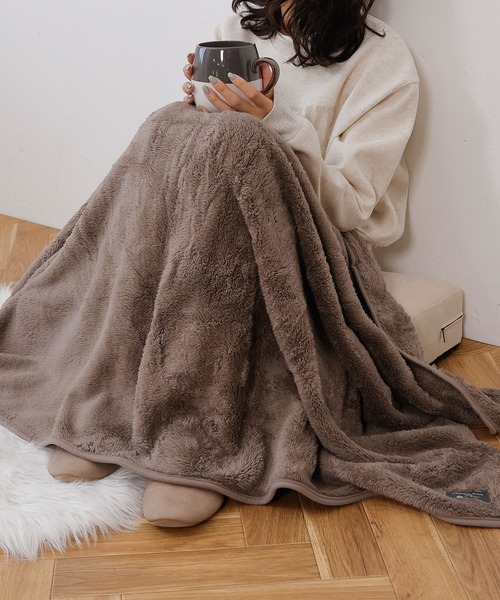 emesuelee ブランケット ふわふわモフモフシープタッチブランケットM