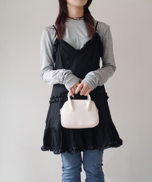 ワンピース 「 ammy. / エイミードット 」 切り替え フレア ミニ