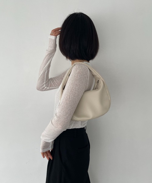 EFOLE ショルダーバッグ バッグ Round zip mini bag / ラウンド