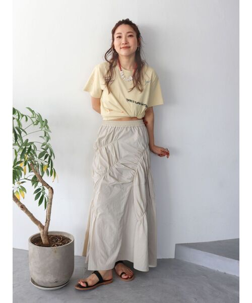 Ungrid スカート ランダムギャザースカート : ZOZOTOWN Yahoo!店 Ungrid スカート ランダムギャザースカート : ZOZOTOWN Yahoo!店