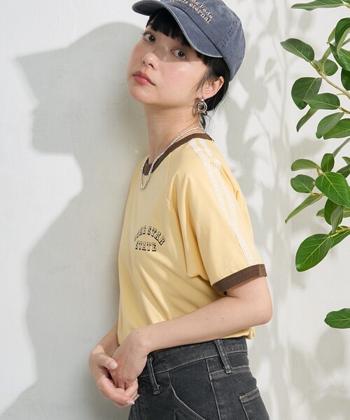 レース付きTシャツ ☆SALE☆レースナンバリングT（G307915）|algy（アルジー）商品