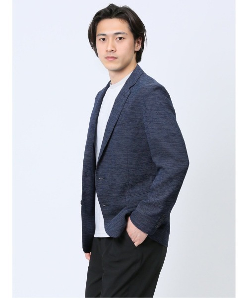 ジャケット テーラードジャケット タカキュー からみ調 スリムフィット 