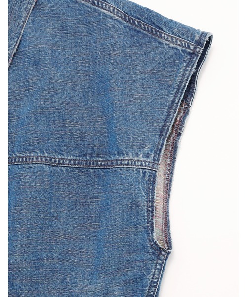 ベスト ジレ 「8」「it」「Little Sunny Bite 」KURO x little sunny bite denim vest レディース Little sunny bite ベスト ジレ KURO x little denim vest