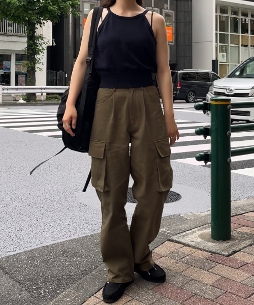 タンクトップ ノースリーブ さいとうなる - アメスリタンクトップ -made in  INTER FACTORY レディース