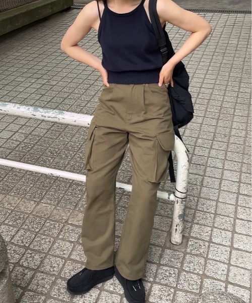 タンクトップ ノースリーブ さいとうなる - アメスリタンクトップ -made in  INTER FACTORY レディース
