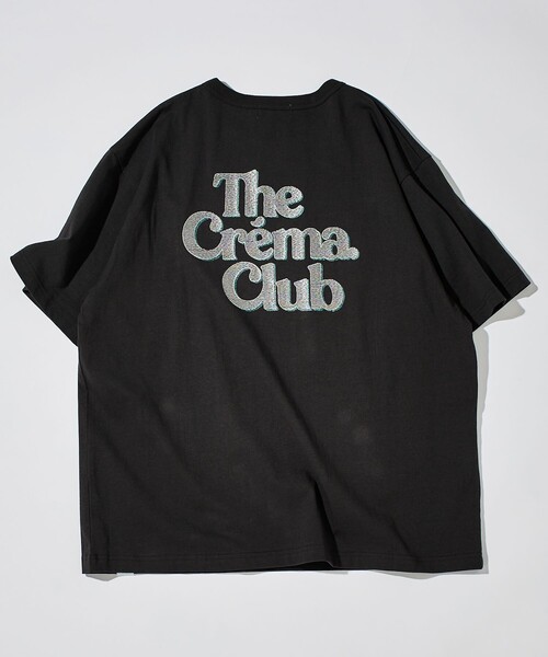 グレー 半袖Tシャツ 刺繍ロゴ Tシャツ/カットソー（グレー/灰色系・ワンポイント