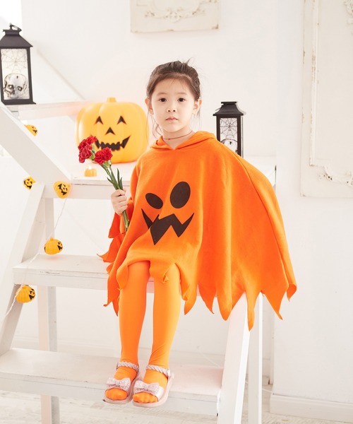 コスプレ 「 お化けポンチョ 」 ハロウィン 衣装 子供 仮装 コスプレ お化け ポンチョ 可愛い おばけ | ブランド登録なし | 11
