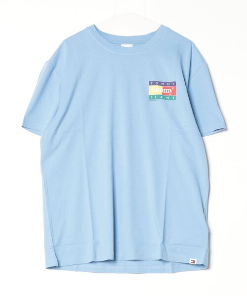 TOMMY HILFIGER tシャツ レギュラーポップカラーフラッグTシャツ