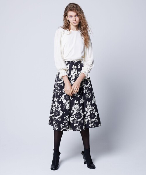 TOCCA」 フレアスカート 4 ブラック レディース｜その他 