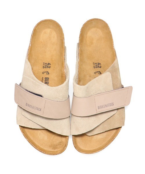 靴 BIRKENSTOCK Kyoto LENB/LEVE TAUPE BIRKENSTOCK | キョウトスエードレザーサンダル Kyoto LENB/LEVE