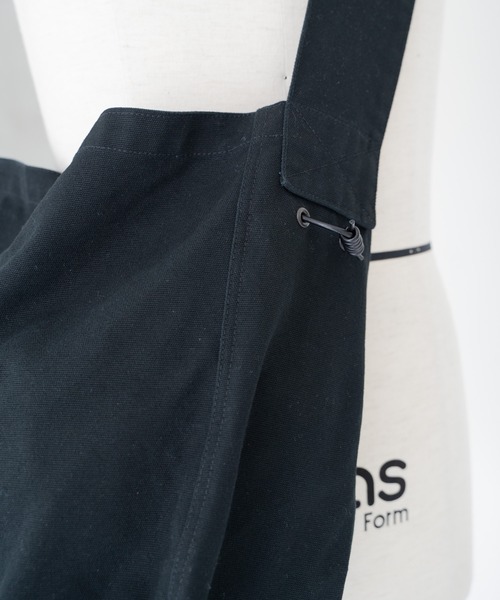 SENTI ショルダーバッグ LEATHER CORD×WASHED NEWSPAPER BAG