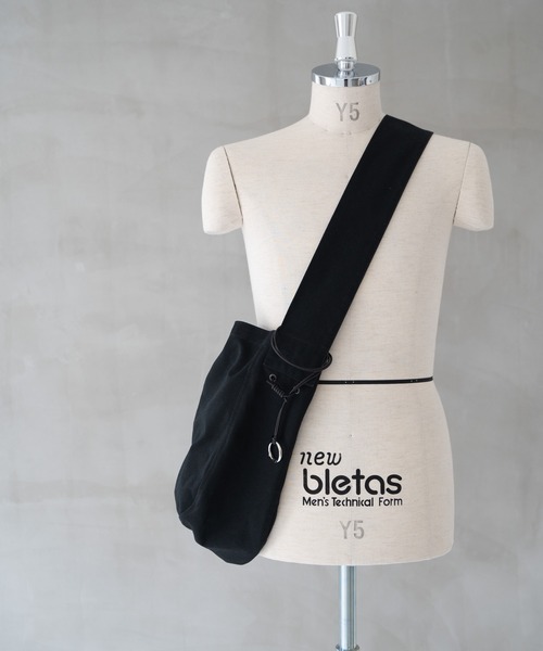 バッグ Setto newspaper bag SENTI ショルダーバッグ LEATHER CORD×WASHED NEWSPAPER BAG