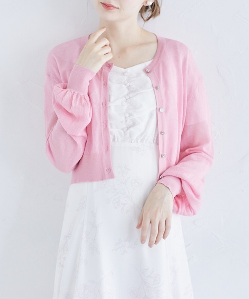 tocco closet（トッコ クローゼット） カーディガン 多種ビジュー釦