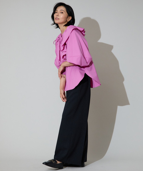 tiara ブラウス Rose Tiara ブラウス シャツ with M-StyleLuxe / 2WAYブラウス
