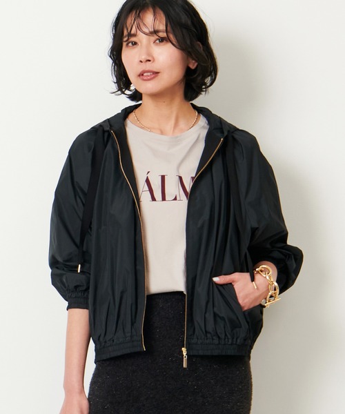 MICA&DEAL ジャケット ブルゾン シャンブレーフーデットブルゾン  