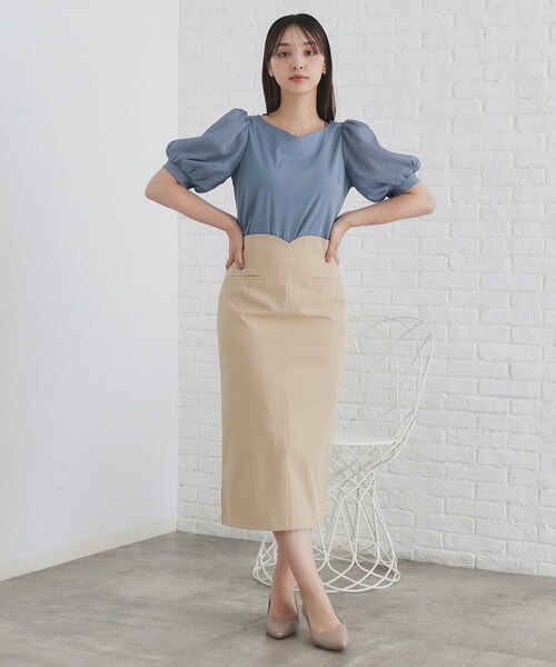 tシャツ JANE SMITH:「洗濯機可能」シアー ボートネック トップス レディース セール】JANE SMITH:〈洗濯機可能〉シアー ボートネック