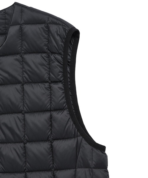 Black & White ダウンベスト ライトグレー Black & White ダウンベスト ライトグレー Black & White ダウンベスト