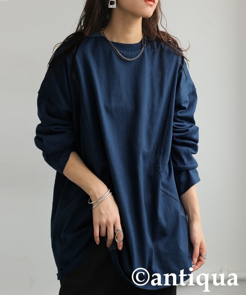 tシャツ バスクデザイントップス レディース メンズ | antiqua