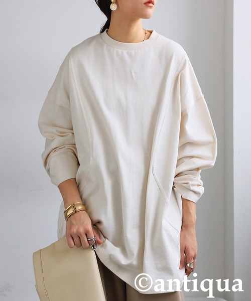 tシャツ バスクデザイントップス レディース メンズ | antiqua | 05