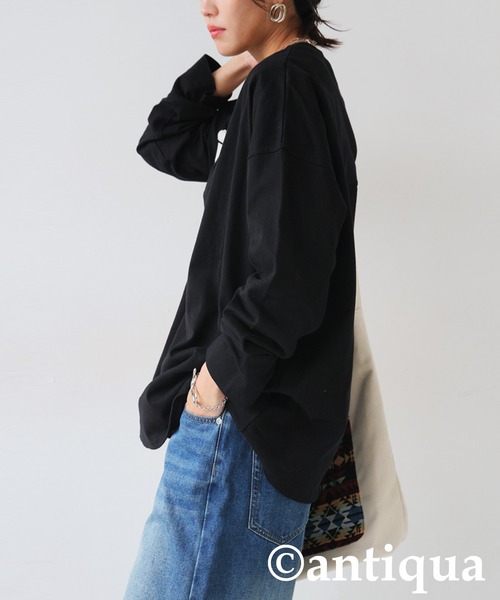 tシャツ バスクデザイントップス レディース メンズ | antiqua | 15