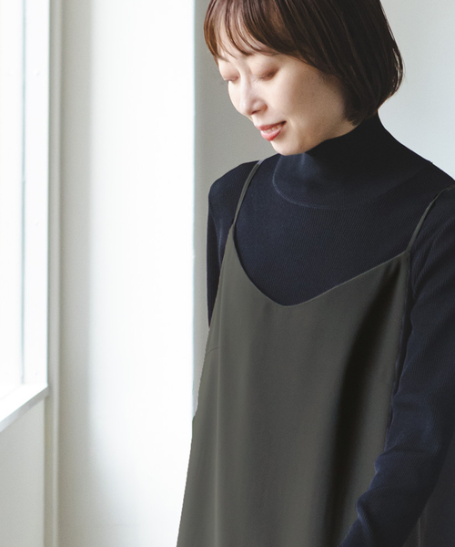 ワンピース 「追加」シアーシフォンプリーツキャミワンピース