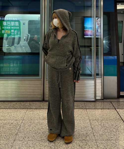 パーカー knit track hoodie レディース : ZOZOTOWN Yahoo!店