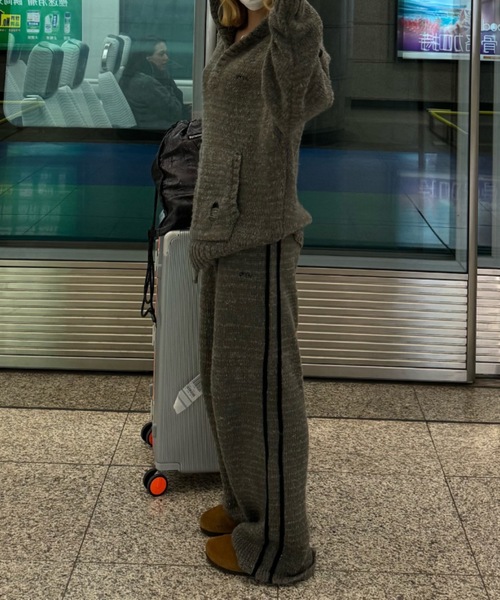 パーカー knit track hoodie レディース パーカー knit track hoodie レディース : ZOZOTOWN Yahoo!店