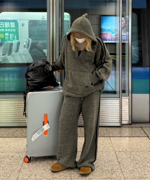 パーカー knit track hoodie レディース パーカー knit track hoodie レディース : ZOZOTOWN Yahoo!店