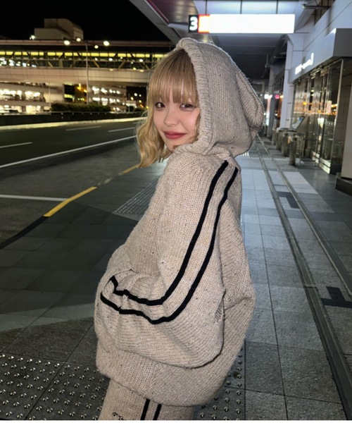 パーカー knit track hoodie レディース : ZOZOTOWN Yahoo!店 - 通販 