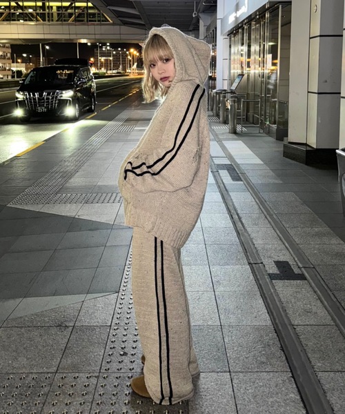 パーカー knit track hoodie レディース パーカー knit track hoodie レディース : ZOZOTOWN Yahoo!店