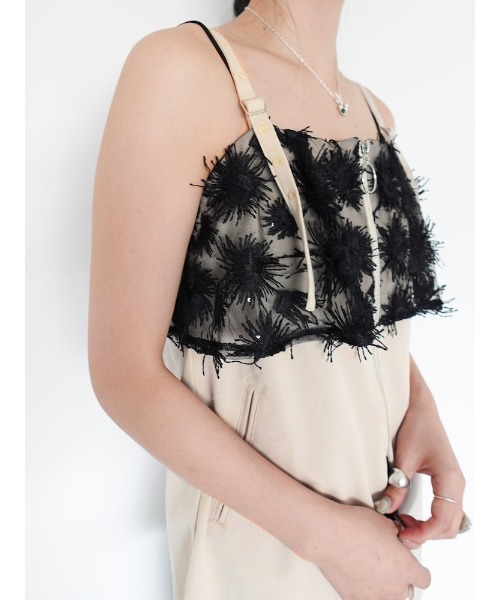 sahara Fluffy Layered Zip Top/フラッフィーレイヤードジップ