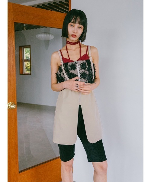 sahara Fluffy Layered Zip Top/フラッフィーレイヤードジップ