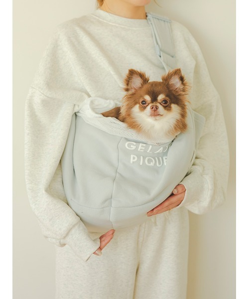 gelato pique（ジェラートピケ） ペットキャリー 「CAT＆DOG」裏毛