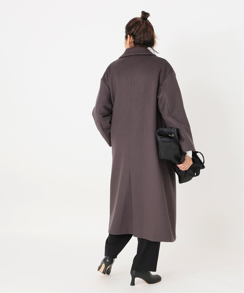 「journal standard L'essage」 チェスターコート 36 パープル レディース_画像9