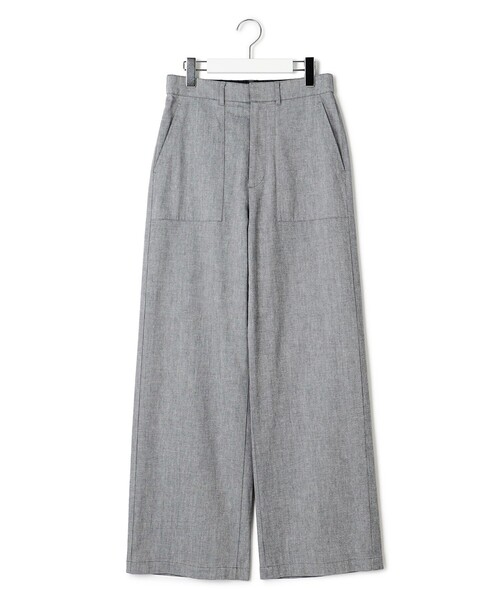 専用23区 【洗える】スラブツイル ストレッチ ワイド パンツ 40号 23区 パンツ 「洗える」スラブツイルストレッチ ワイド