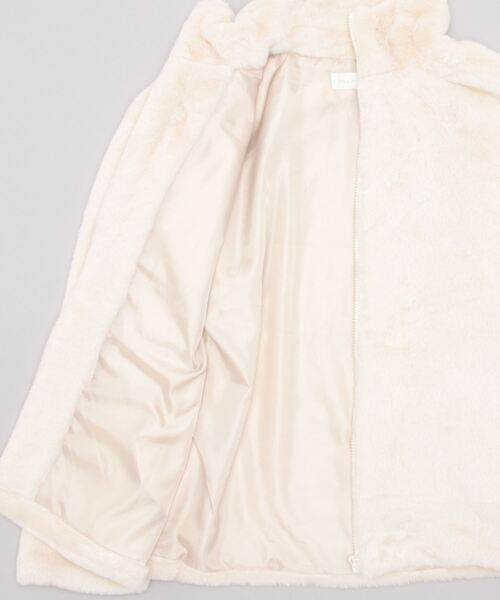 「nemne store」 ジップアップブルゾン MEDIUM ブラウン レディース_画像3