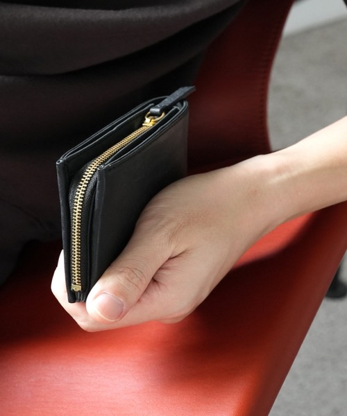 二つ折り革財布(プエブロレザー) プエブロレザー 二つ折り財布 – 革工房むくり 【革小物販売