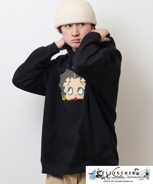 BETTY BOOP（ベティ ブープ） パーカー BETTY BOOP(TM) 裏起毛ビッグ