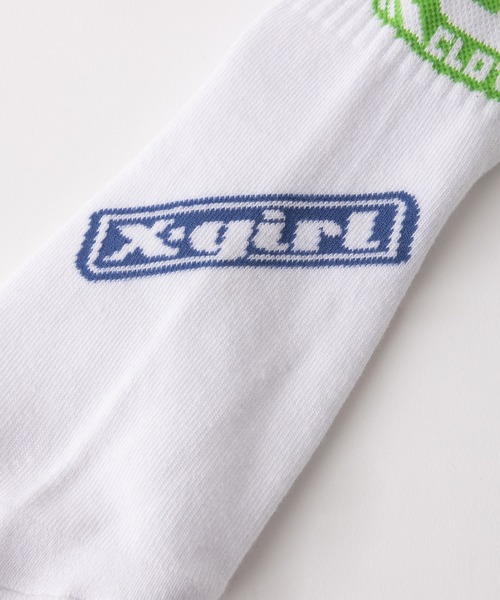 (◍︎•ᴗ•◍︎)様专用 X-girl 靴下 STICKER RIB SOCKS レディース : ZOZOTOWN Yahoo!店