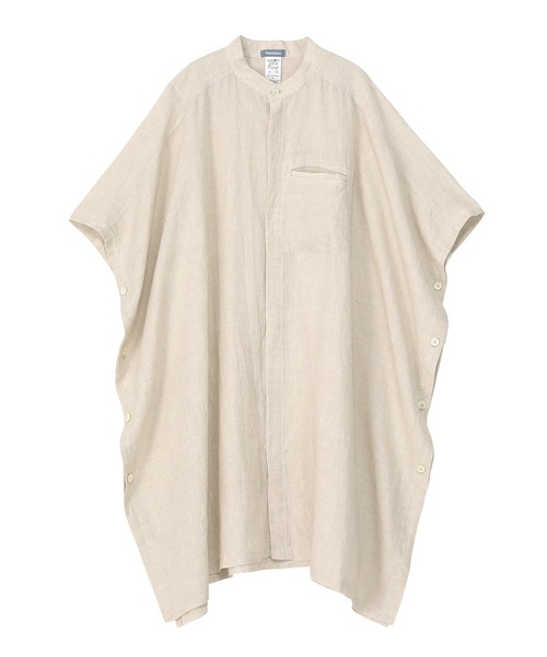 「Plantation」 7分袖ブラウス M size ベージュ レディース