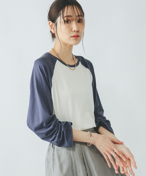 【美品】フレームワーク ウール混針抜きラグランTシャツ 近年モデル FRAMeWORK - ウール混針抜きラグランTの通販 by マシャ's shop
