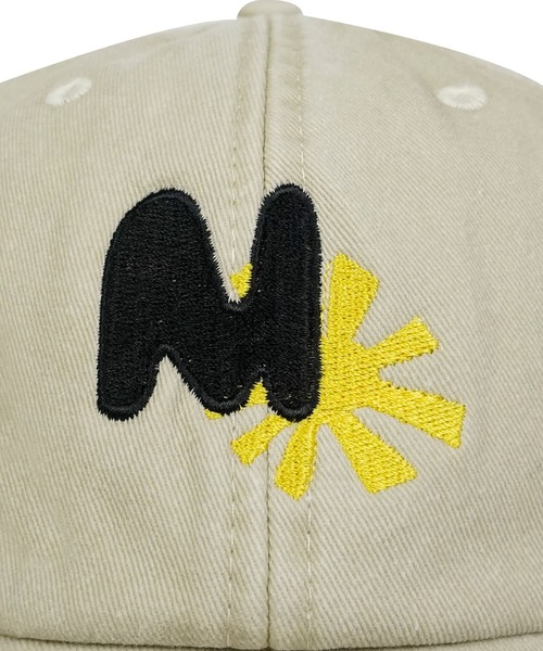 MSGM キャップ 帽子 「TheMwave」刺繍ロゴ ベースボールキャップ