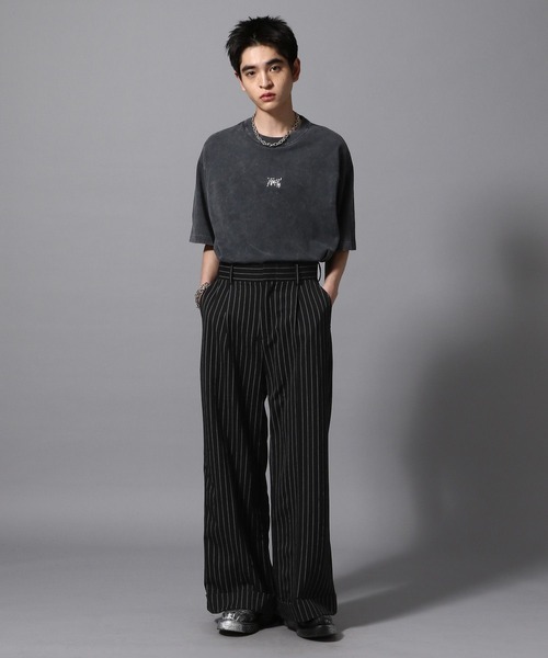 (ajouter flow) ワイド　ストレート　スラックス ajouter flow スラックス 「ajouter flow」wide straight slacks