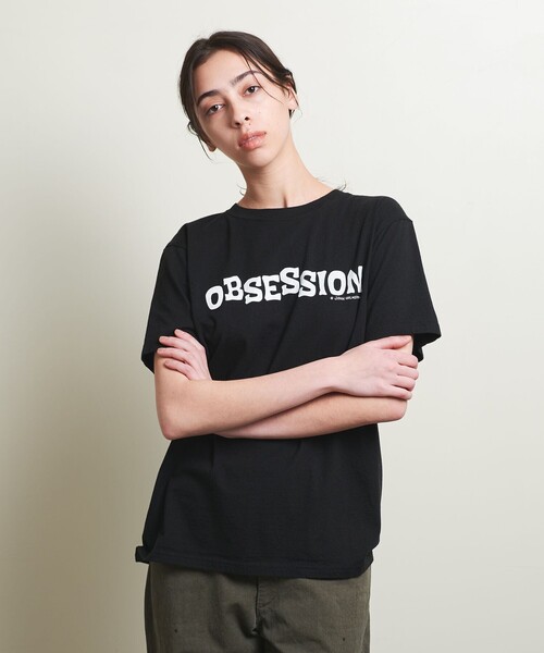 tシャツ 「John Holmstorm×ATTISESSION」OBSESSION Tシャツ レディース ATTISESSION tシャツ 「John Holmstorm×ATTISESSION」OBSESSION