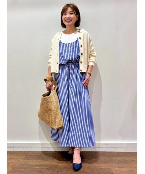 GAP カーディガン コットン100% クルーネック レディース