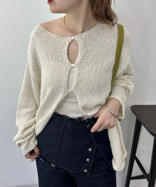 mystic スラブシアースキッパーニット mystic ニット セーター スラブシアースキッパーニット